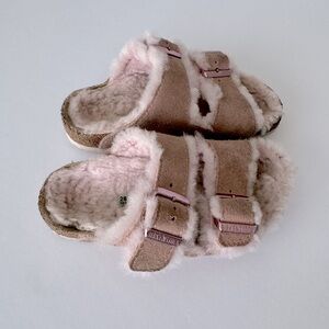 Birkenstock Kids Arizona Shearling Sandal Size 11